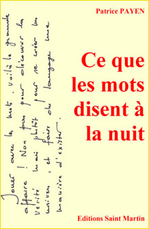 Ce que les mots disent  la nuit